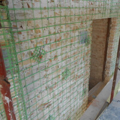 MCB COSTRUZIONI - CONSOLIDAMENTO MURATURE CON INTONACO ARMATO IN FIBRE SINTETICHE SISMA 2016