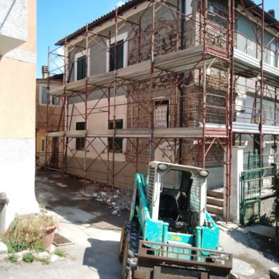MCB COSTRUZIONI - INTONACO ARMATO TRADIZIONALE CITTAREALE RIETI SISMA 2016 2