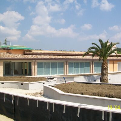 MCB COSTRUZIONI - SALA BANCHETTI RISTORANTE LA CASETTA IN CAMPAGNA ROMA 2